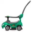 Bébitaxi tolókarral 3az1-ben Baby Mix Mega Car zöld