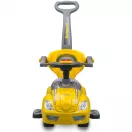 Bébitaxi tolókarral 3az1-ben Baby Mix Mega Car sárga