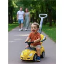 Bébitaxi tolókarral 3az1-ben Baby Mix Mega Car sárga