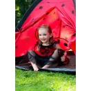 Gyermek sátor Baby Mix Katica alagúttal piros
