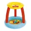 Gyerek felfújható játszóközpont Fisher-Price interaktív lyukakkal a labdáknak