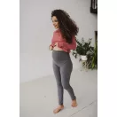 Magas derekú kismama leggings milk & love szürke melanzs