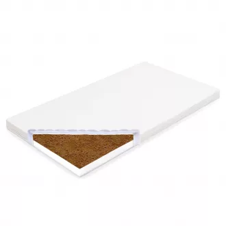   Gyerek matrac New Baby BASIC 120x60x5 cm kókusz-habszivacs fehér
