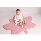 Gyermek muszlin alátét New Baby Maple Leaf pink