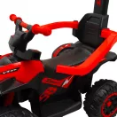 Bébitaxi tolókarral Baby Mix Mega piros