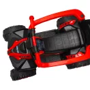 Bébitaxi tolókarral Baby Mix Mega piros
