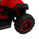 Bébitaxi tolókarral Baby Mix Mega piros