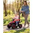 Bébitaxi tolókarral Baby Mix Mega piros