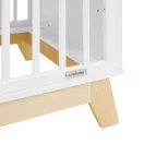 Gyerekágy leesésgátlóval New Baby MARCUS 120x60 cm fehér/természetes