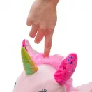 Plüss felfújható ugráló ló hangokkal Baby Mix Egyszarvú