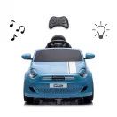 Elektromos autó Milly Mally Fiat 500e kék