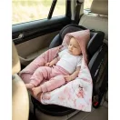 Bélelt babatakaró, pólya autós hordozóba New Baby pink