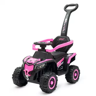   Baby Mix Ruggy elektromos futóbicikli vezetőrúddal babarózsaszín