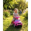 Baby Mix Prime SUV bébitaxi rózsaszín bőrből