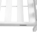 Gyermek ház alakú ágy korláttal és ágyráccsal New Baby CASTELLO 160x80 cm fehér