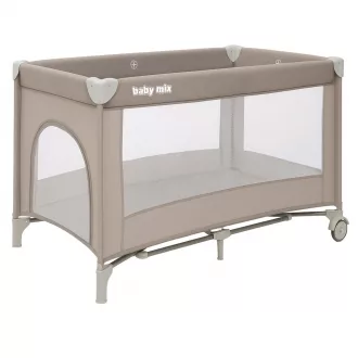 Gyermek utazóágy Baby Mix Simple bézs
