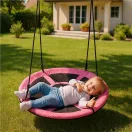 Baby Mix Fészekhinta 100 cm Rózsaszín