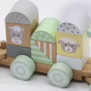 Fa vonat építőkockákkal Baby Mix