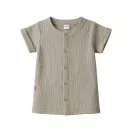 Baba muszlin ing rövidnadrággal New Baby linen