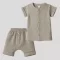 Baba muszlin ing rövidnadrággal New Baby linen