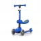 FUZZY háromkerekű üléses-scooter egyensúlyozó roller gyerekeknek blue