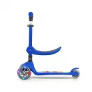 FUZZY háromkerekű üléses-scooter egyensúlyozó roller gyerekeknek blue