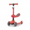 FUZZY háromkerekű üléses-scooter egyensúlyozó roller gyerekeknek red