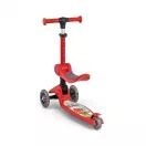 FUZZY háromkerekű üléses-scooter egyensúlyozó roller gyerekeknek red