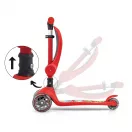 FUZZY háromkerekű üléses-scooter egyensúlyozó roller gyerekeknek red