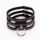 Designer Traingo Collar Made in Calf Softy Leather Black