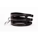 Designer Traingo Collar Made in Calf Softy Leather Black