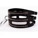 Designer Traingo Collar Made in Calf Softy Leather Black
