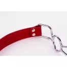 Calf Softy Leather Top and Lamb Leather Padding with Stainless Steel Mouth Piece Red