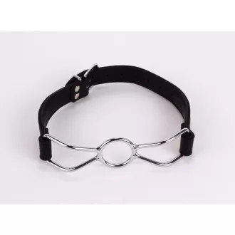  Calf Softy Leather Top and Lamb Leather Padding with Stainless Steel Mouth Piece Black