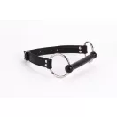 Calf Softy Leather Top and Lamb Leather padding with Silicone Mouth Piece Black