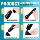 Hiram hand-free thrusting pocket dildo machine