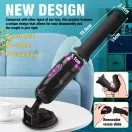 Hiram hand-free thrusting pocket dildo machine