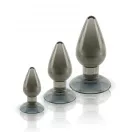 Black Axinite 3 IN 1 Anal Plug Kit Set III