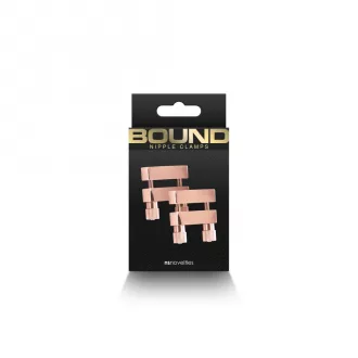 Bound - Nipple Clamps - V1 - Rose Gold