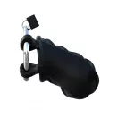 Extreme Silicone Cock Blocker  Black