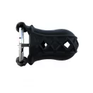 Extreme Silicone Cock Blocker  Black