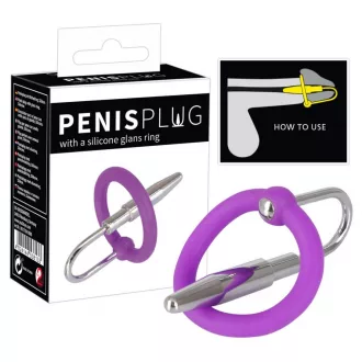 Penis Plug + Silicone Glans Ring