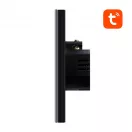 Avatto Érintőkapcsoló WiFi TS02-EU-B1 Single TUYA (fekete)