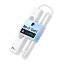 Meross MSP844(EU) intelligens gyorstöltő konnektor, 4 konnektor + 2x USB-A + 2x USB-C (Matter)
