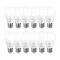 LEPRO 100089-WW-EU-12 LED-izzó, E27, A60, 8,5 W (60 W), 806 lm, 2700 K (meleg fehér), 180°, 12 darabos csomag