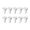 LEPRO 200081-WW-EU-10 GU10 LED-izzó, 4,5 W (50 W), 345 lm, 2700 K, 100°, 10 db.