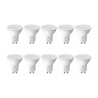   LEPRO 200081-DW-EU-10 GU10 LED-izzó, 4,5 W, 345 lm, 6500 K, 100°, 10 db.