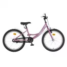 KPC FluoBike Rabbit nyuszis VILÁGÍTÓS 20 lila fluoreszkáló gyermek kerékpár