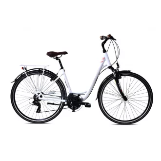   Capriolo Elegance női trekking kerékpár 18" Fehér-Rosegold