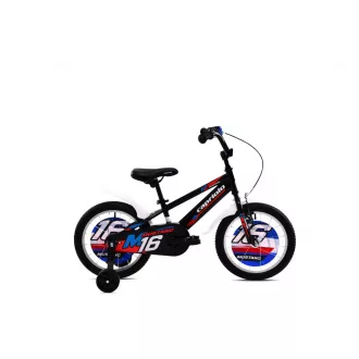 Capriolo Mustang 16" gyerek kerékpár Fekete-Piros